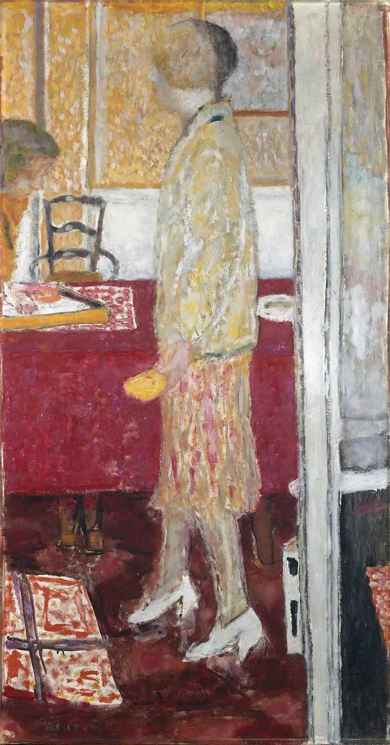 Marthe dans la salle à manger au Cannet - Pierre Bonnard image 1 reproduction artisanale de tableau
