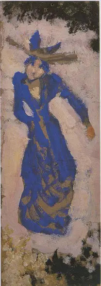 Marthe Mellot en bleu - Édouard Vuillard - Alpha Reproduction