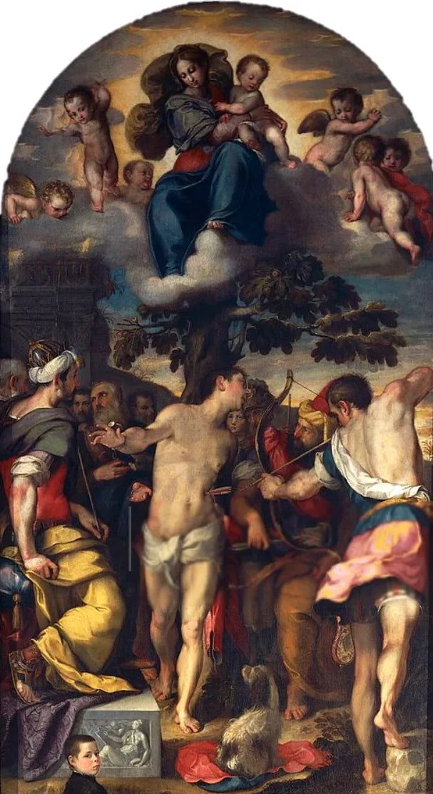 Martirio di san Sebastiano - Federico Barroci image 1 copie peinte à la main à l’huile