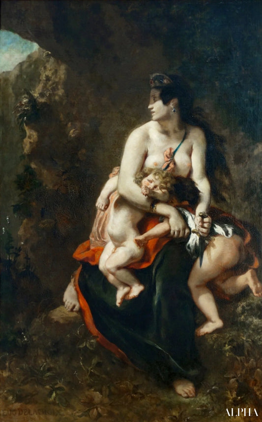 Médée furieuse - Eugène Delacroix - Reproductions de tableaux et peintures haut de gamme