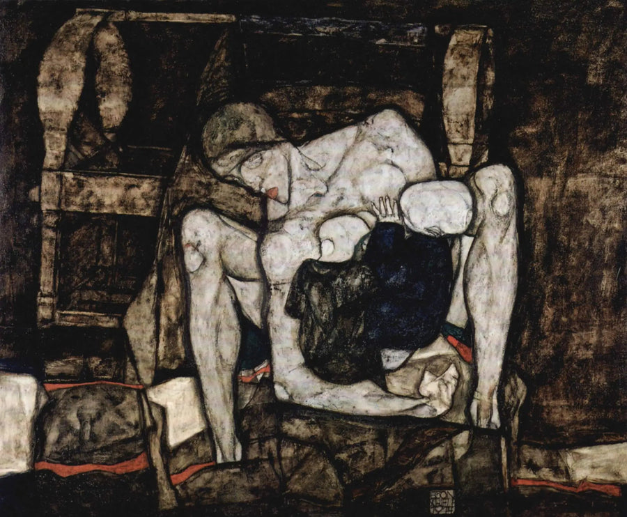 אם עיוורת, או האם - אגון שילה