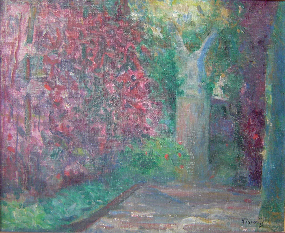 Meu jardim em Copacabana - Eliseu Visconti image 1 reproduction artisanale de tableau