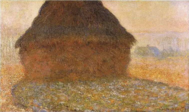 טחנת קמח בשמש - Claude Monet