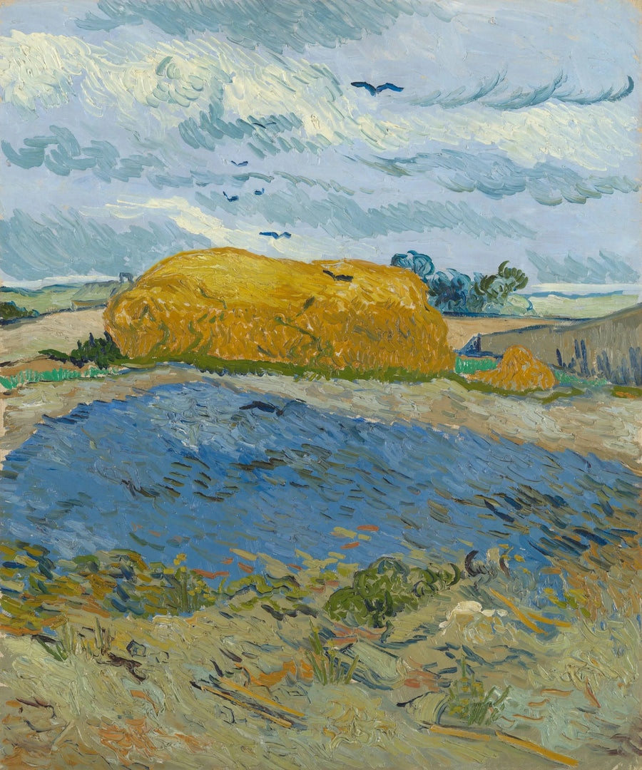 ערימות שחת תחת שמיים גשומים - Vincent van Gogh