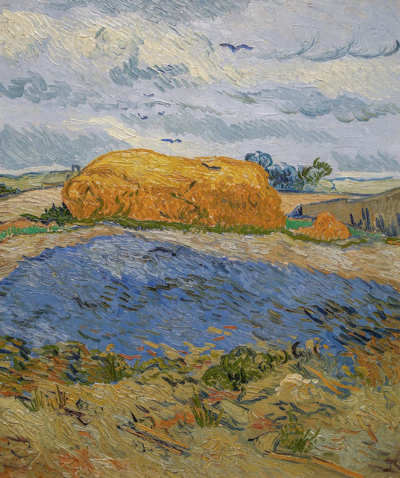 ערימות שחת תחת שמיים גשומים - Vincent van Gogh