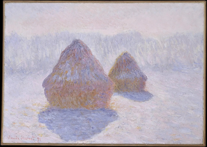 טחנות, אפקט חורף - Claude Monet