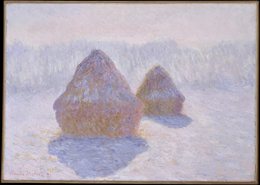 טחנות, אפקט חורף - Claude Monet