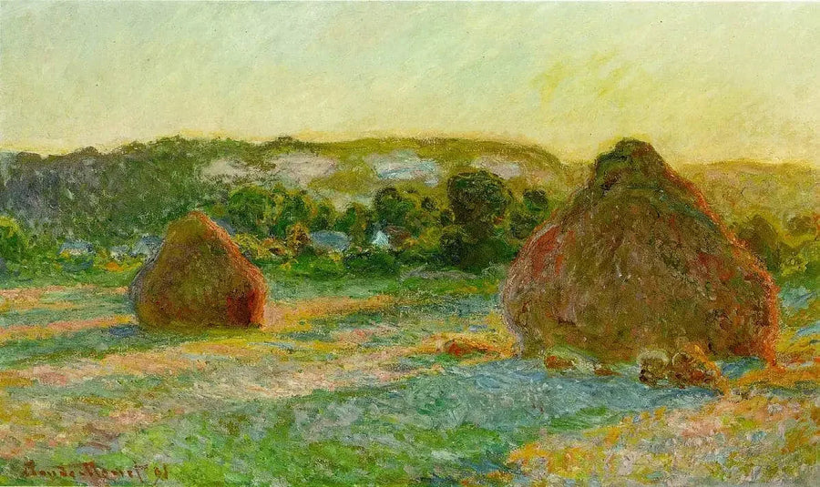 טחנות קמח, סוף הקיץ - Claude Monet