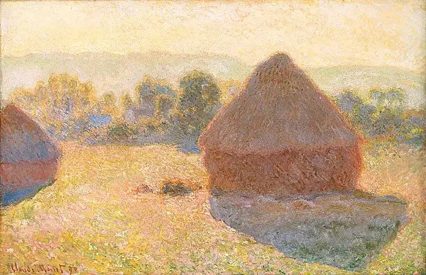 טחנות, אמצע היום - Claude Monet
