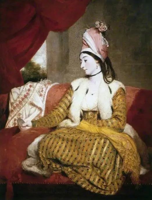 גברת באלדווין (1763–1839), בלבוש מזרחי - ג'ושוע ריינולדס