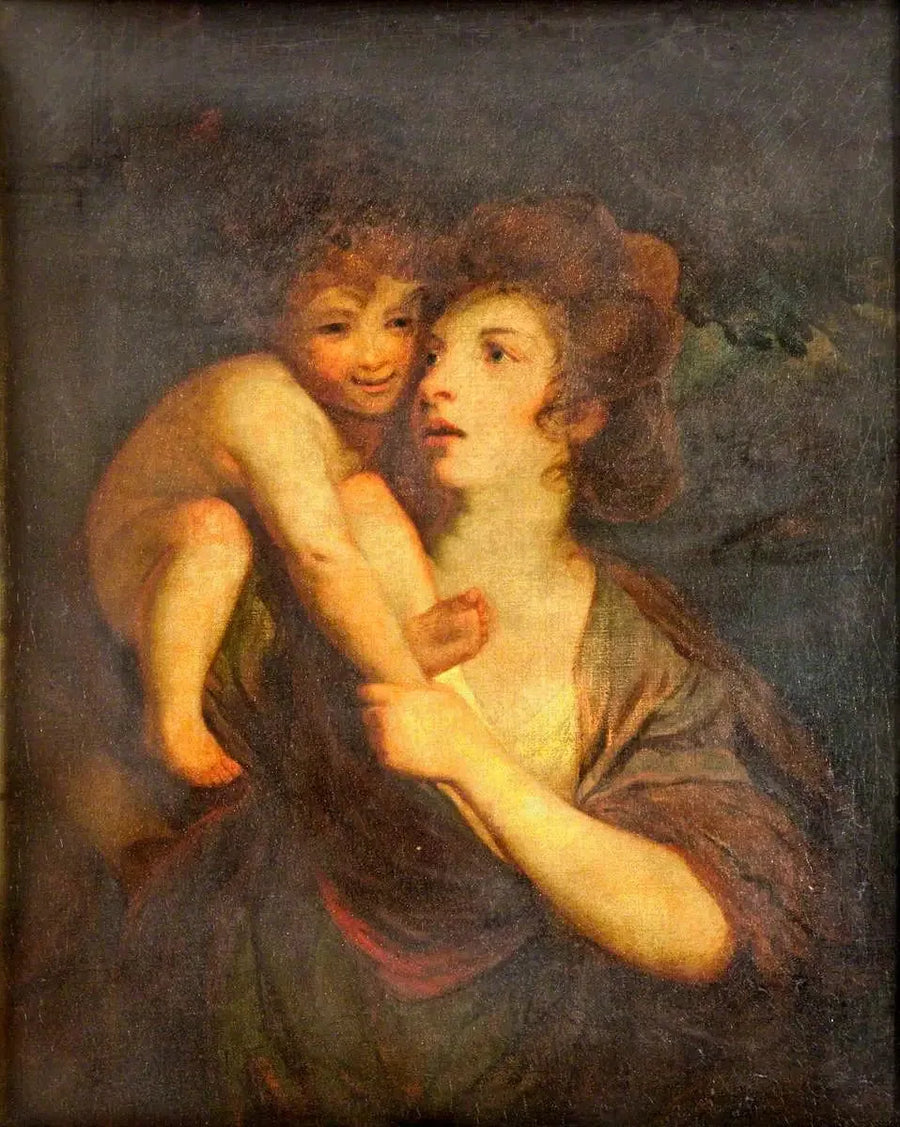 מם הרטליי (1750/1751–1824) וילדה - ג'ושוע ריינולדס