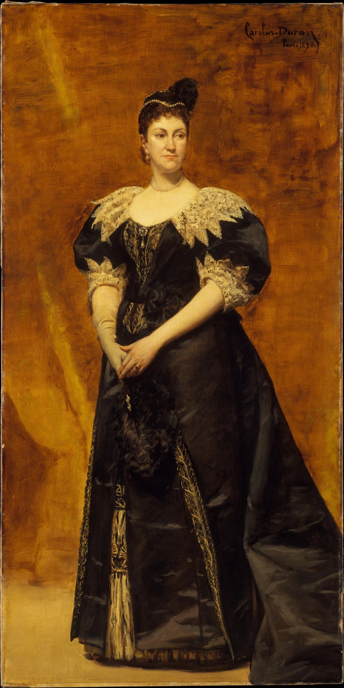 Mme William Astor (Caroline Webster Schermerhorn, 1831–1908) - Carolus-Duran (Charles-Auguste-Emile Durant)