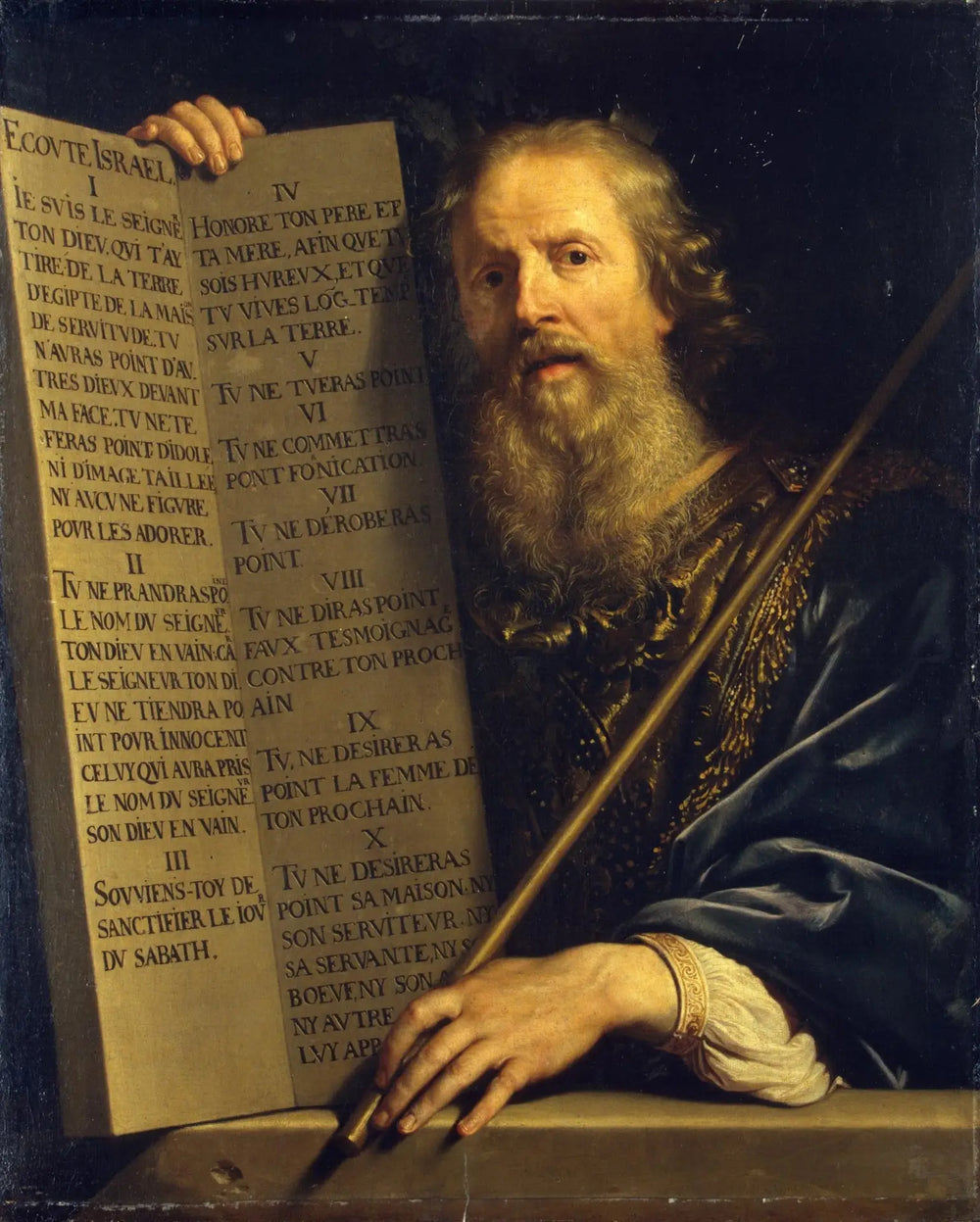 Moïse avec les Dix Commandements - Philippe de Champaigne - Alpha Reproduction