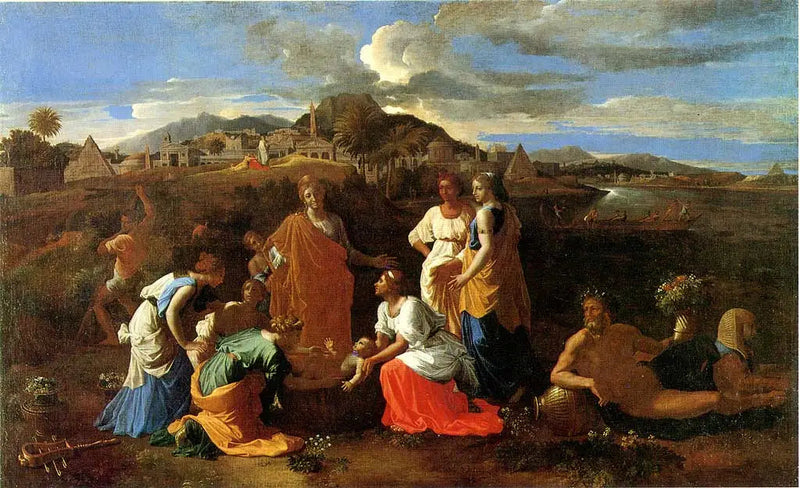 מֹשֶׁה נִצָּל מֵהַמַּיִם - ניקולא פושין