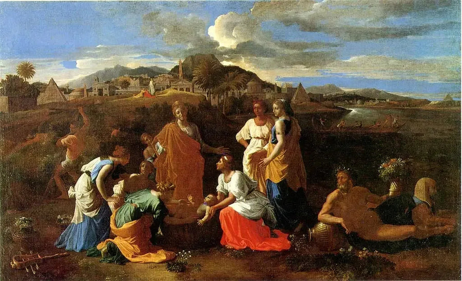 מֹשֶׁה נִצָּל מֵהַמַּיִם - ניקולא פושין
