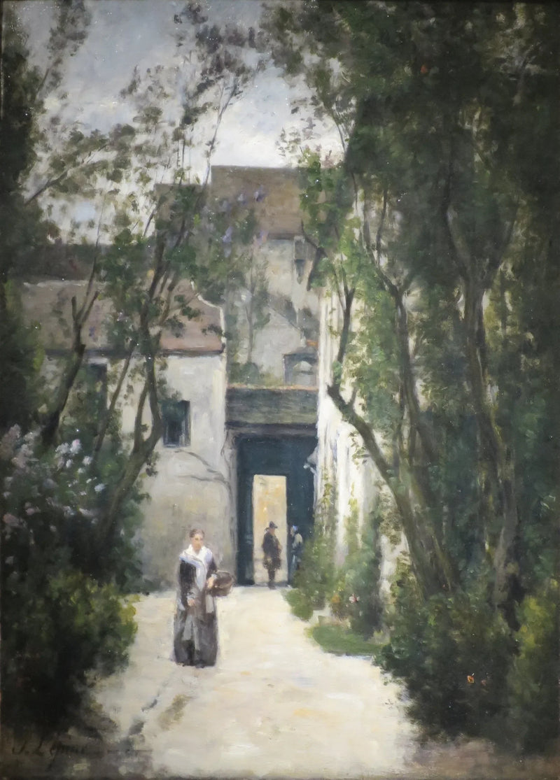 מונמארטר. חצר ברחוב Rue de la Fontenelle - Stanislas Leépine
