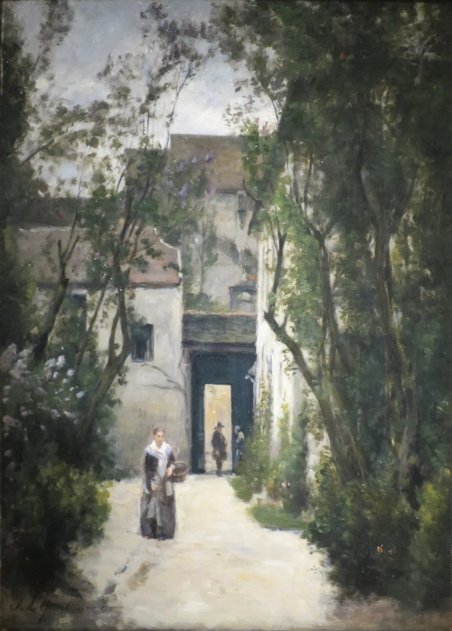 מונמארטר. חצר ברחוב Rue de la Fontenelle - Stanislas Leépine
