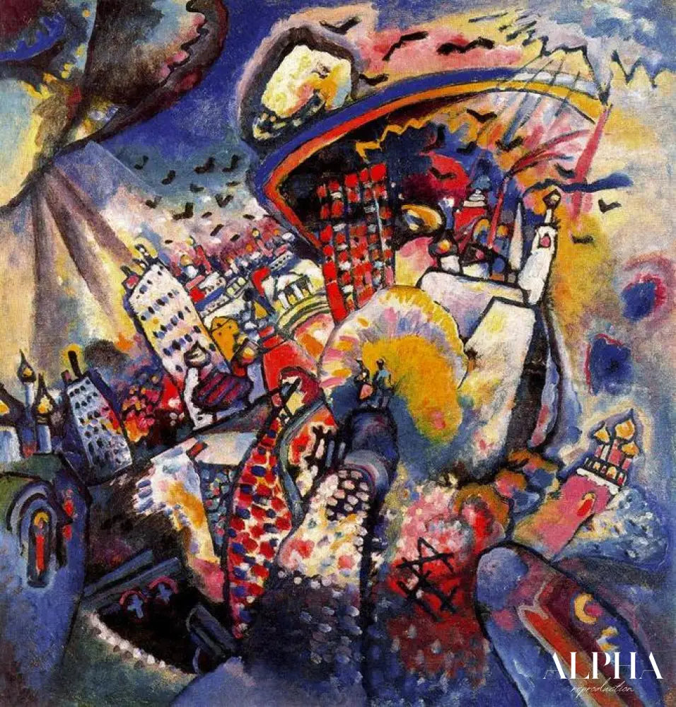 Moscou I - Vassily Kandinsky - Reproductions de tableaux et peintures haut de gamme