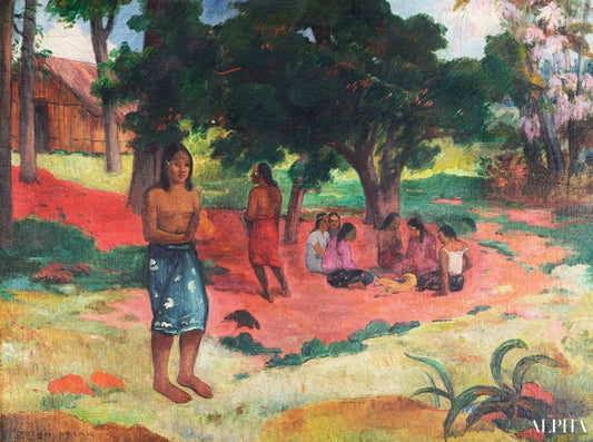 Mots chuchotés - Paul Gauguin - Reproductions de tableaux et peintures haut de gamme