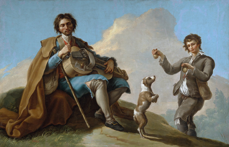 Le musicien aveugle - Ramón Bayeu