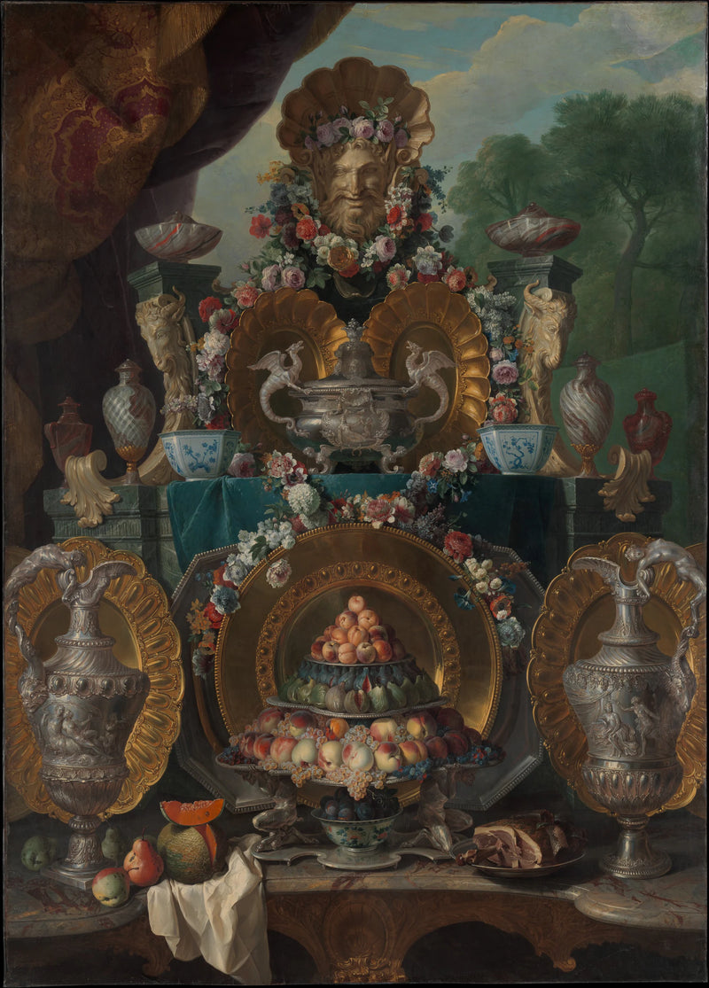 Nature morte à l'argenterie - Alexandre François Desportes
