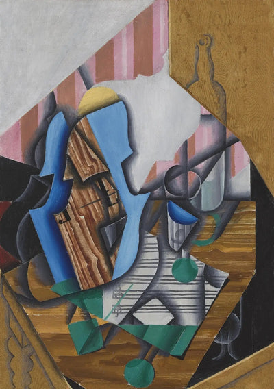 Nature morte au violon et partition - Juan Gris - Alpha Reproduction