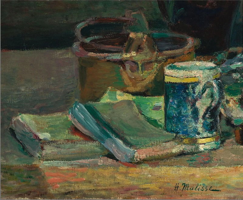 דומם עם ספרים - אנרי מאטיס