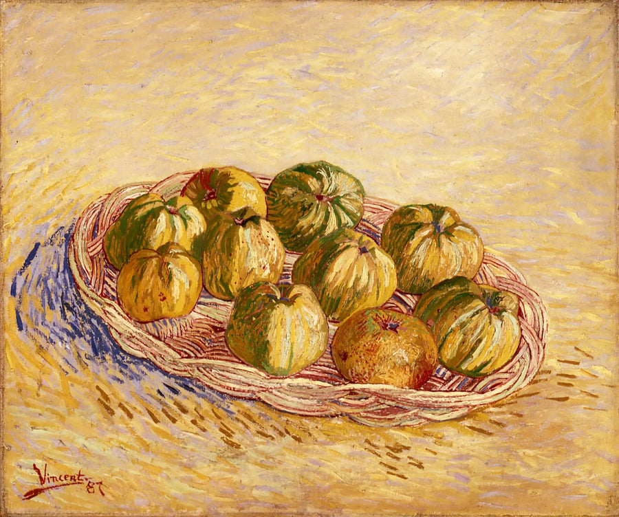 טבע דומם, סל תפוחים - Vincent van Gogh