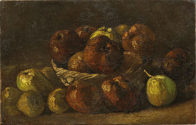 טבע דומם עם סל תפוחים - Vincent van Gogh