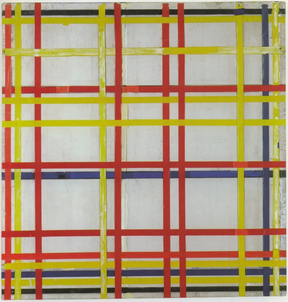 New York City I - Piet Mondrian image 1 tableau peint à l’huile sur toile