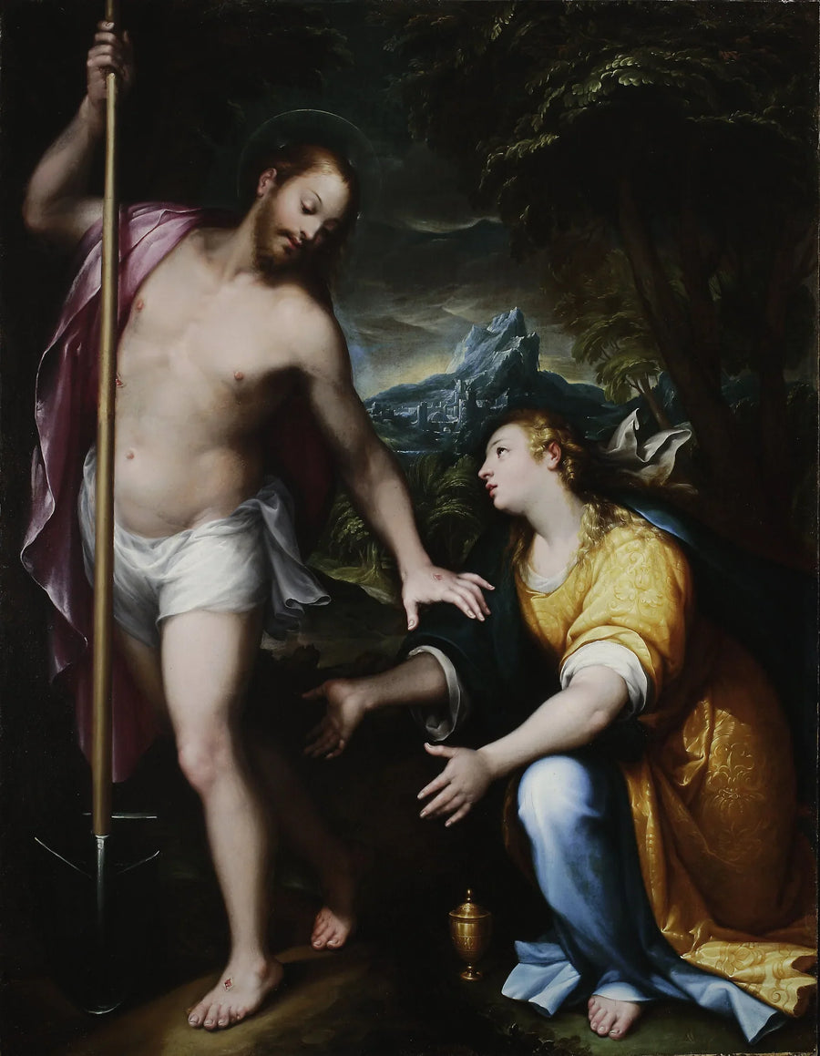 "Noli me tangere" – ישוע המשיח המתעורר שמופיע למרי-מגדלנה (יוחנן 20:14-17) - דניס קלוואר