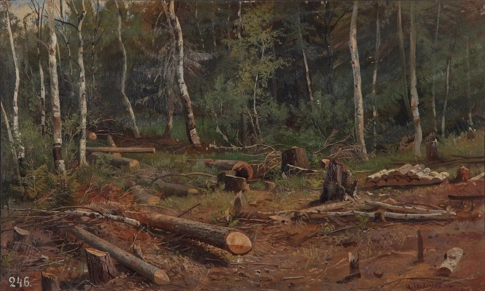 Nouvelle exploitation forestière - Ivan Chichkine - Alpha Reproduction