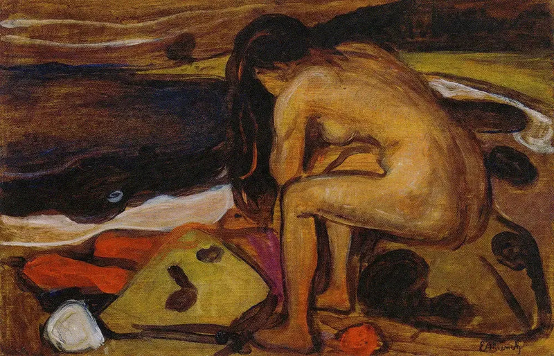נו יושב על החוף - אדvard מונק
