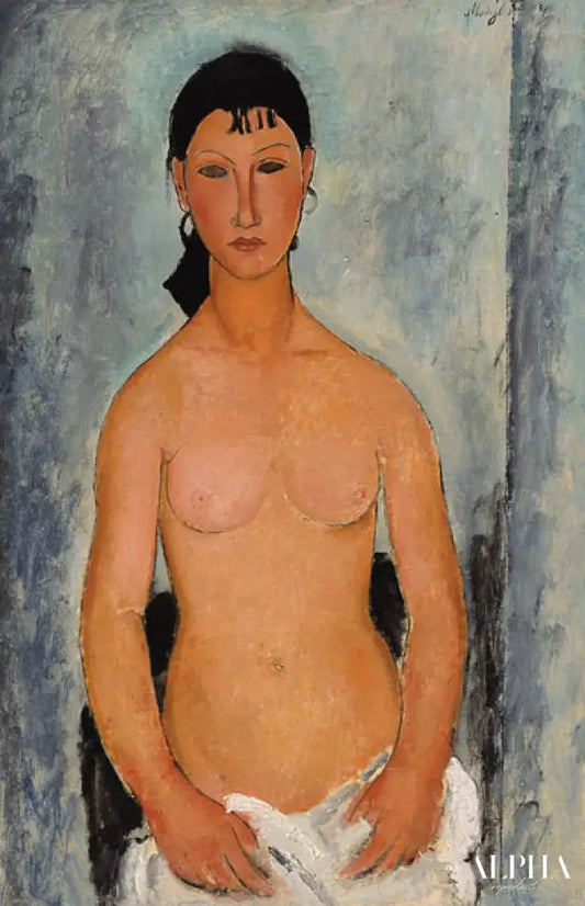 Nu debout (Elvira) - Amedeo Modigliani - Reproductions de tableaux et peintures haut de gamme