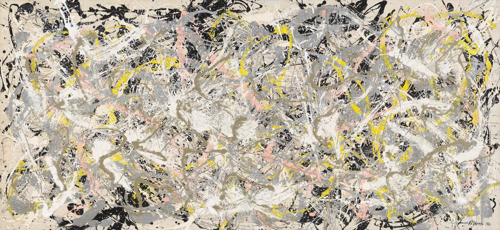 Numéro 27 - Jackson Pollock image 1 tableau peint à l’huile sur toile
