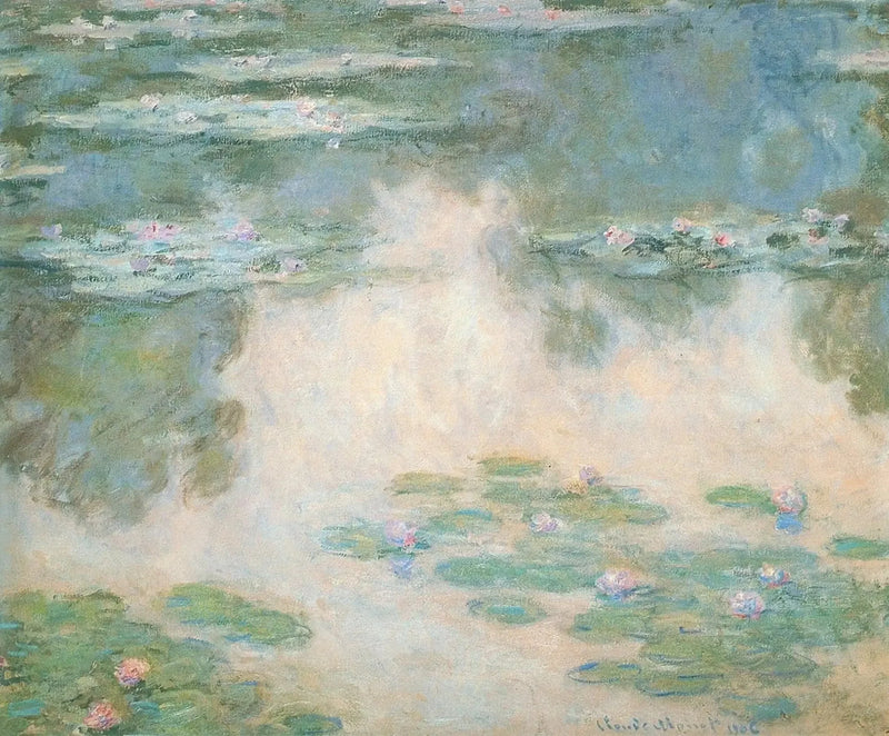 חבצלות מים W1671 - קלוד מונה