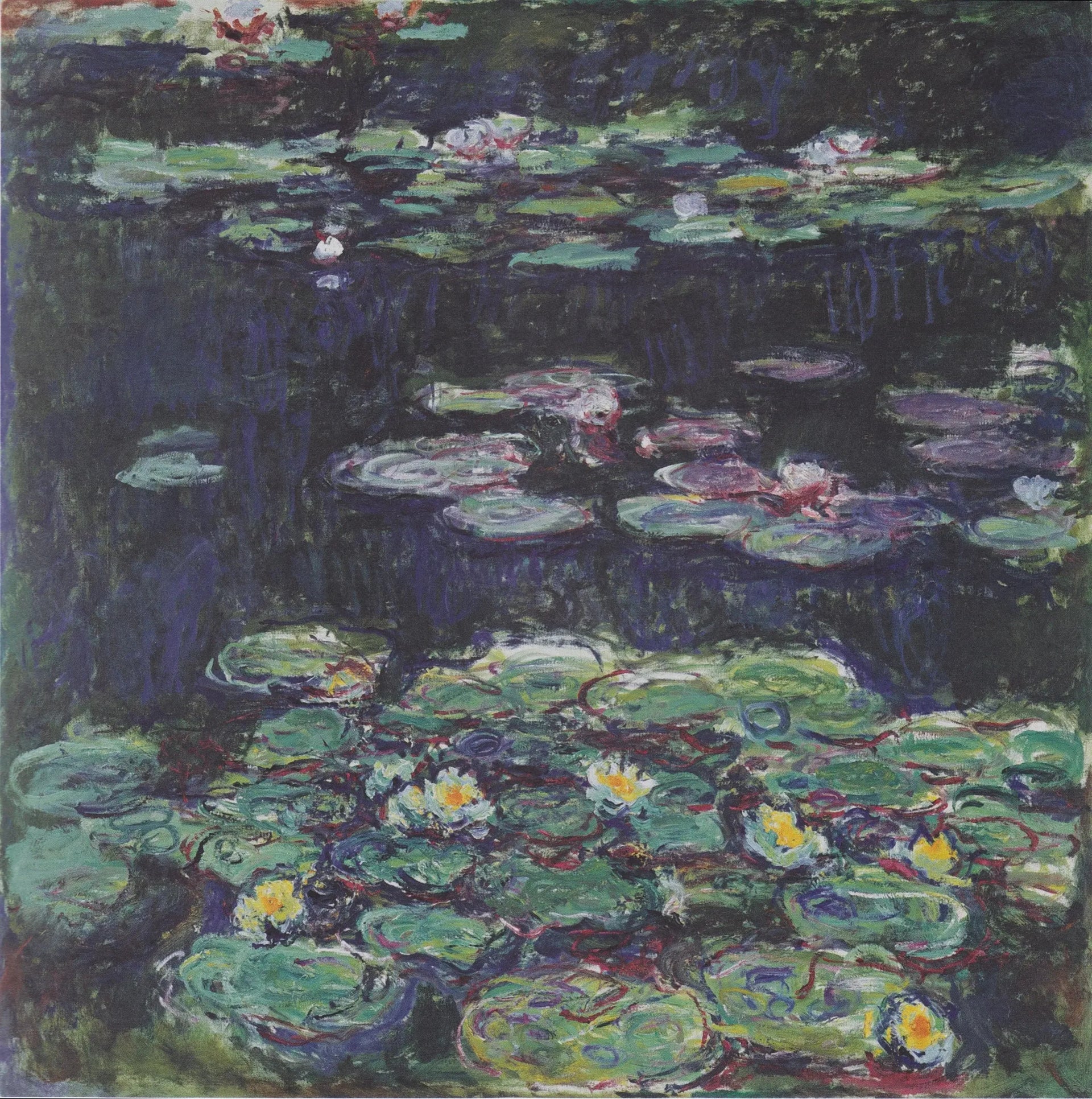 Nymphéas blancs et jaunes - Claude Monet image 1 copie peinte à la main à l’huile