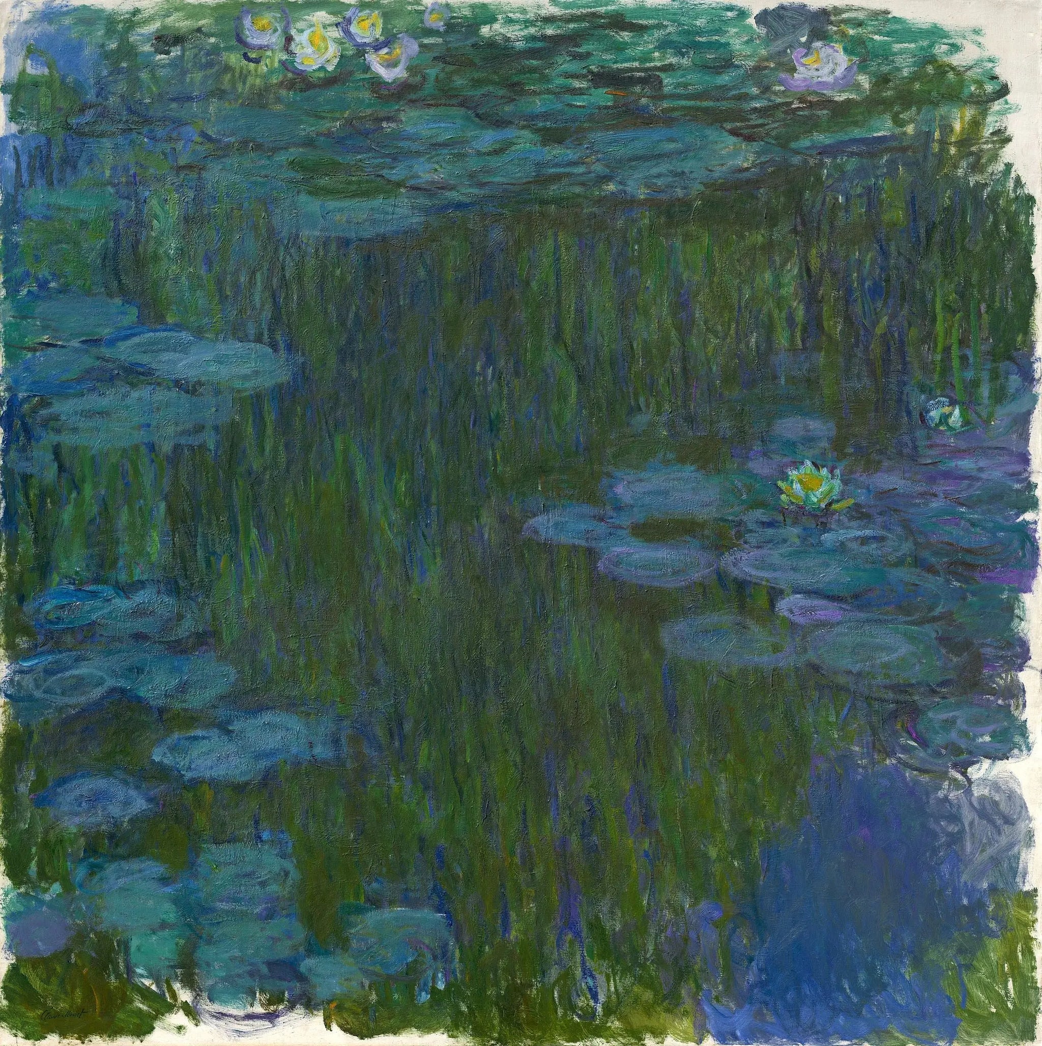 Nymphéas - Claude Monet image 1 reproduction d’œuvre d’art à l’huile