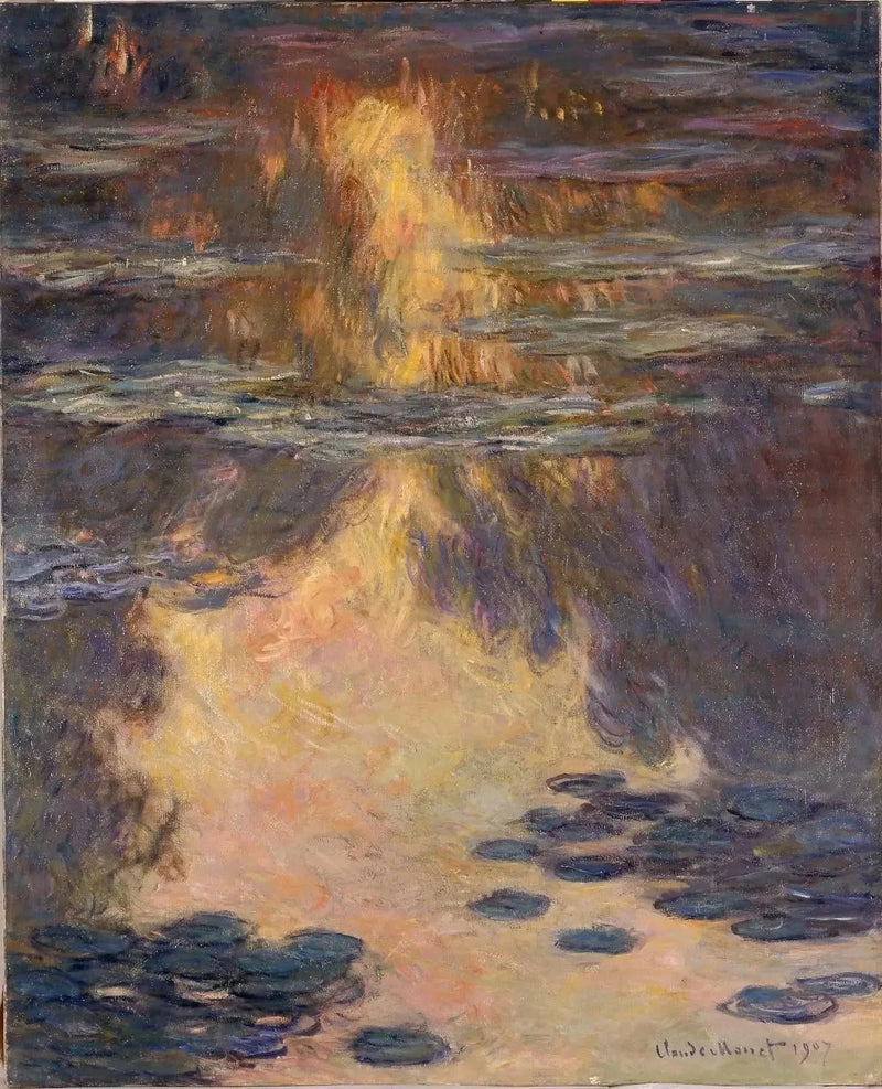 חבצלות מים, Kuboso W1713 - קלוד מונה