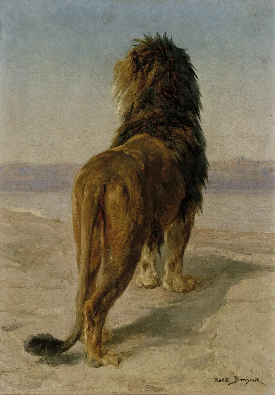 Observation des lions - Rosa Bonheur - Alpha Reproduction