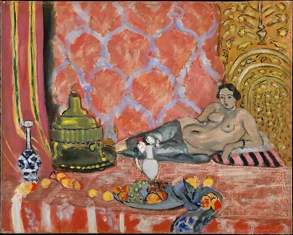 אודליסק עם מכנסיים אפורים - אנרי מאטיס