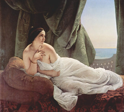 Odalisque étendue - Francesco Hayez - Alpha Reproduction