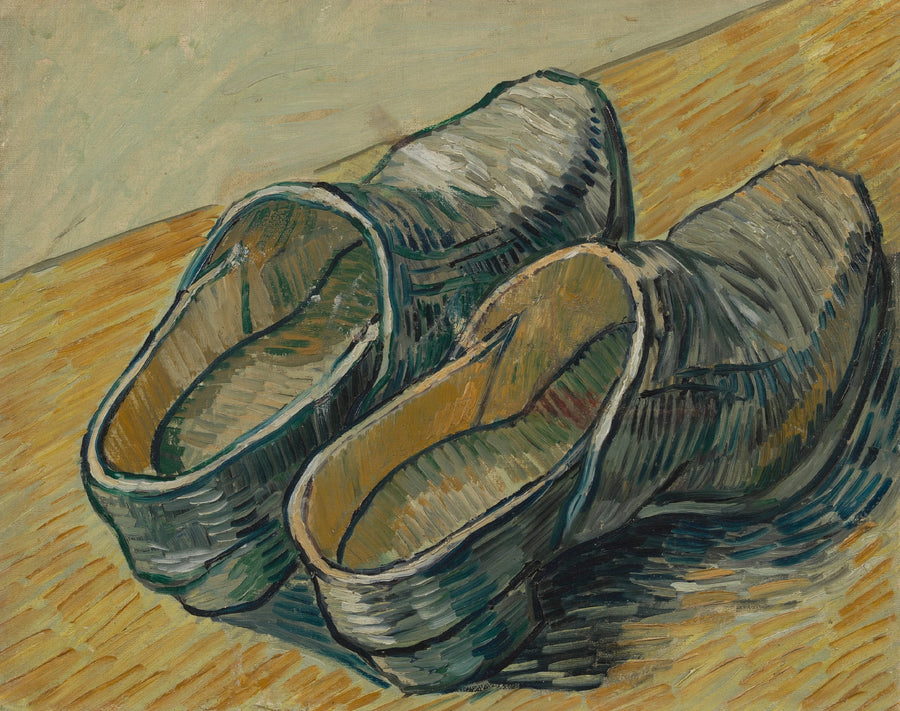 זוג סנדלי עץ מעור - Vincent van Gogh