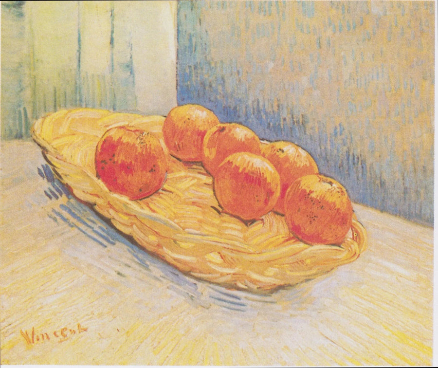 טבע דומם עם סל תפוזים - Vincent van Gogh