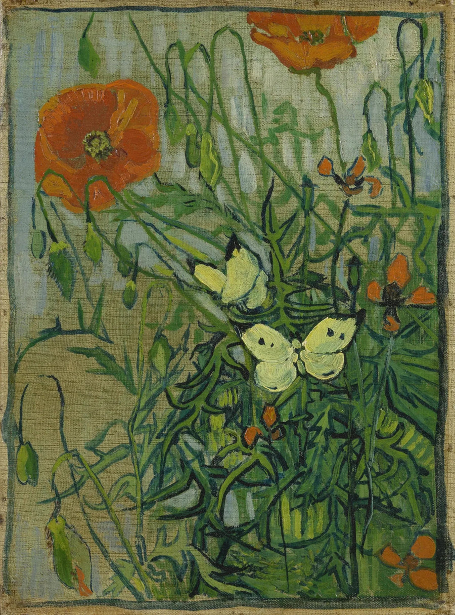 פרפרים ופעמוני שדה - Vincent van Gogh