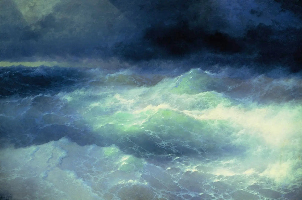 Parmi les vagues - Ivan Aïvazovski - Alpha Reproduction