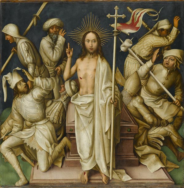 Passion grise: La Résurrection de Jésus - Hans Holbein the Elder - Alpha Reproduction