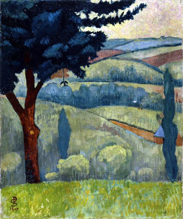 Vallée, temps gris, peinture de Paul Sérusier