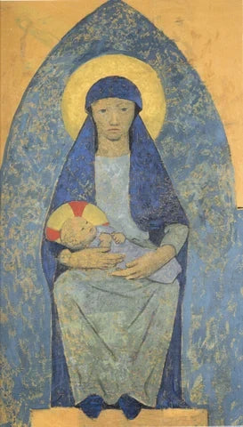 Vierge à l’enfant, peinture de Paul Sérusier