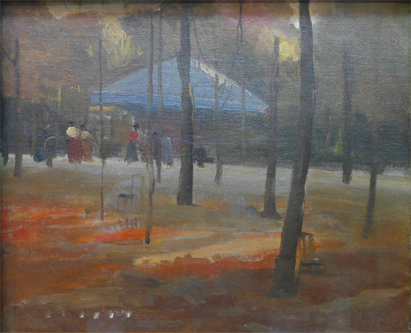 Pavilh��o no Jardim de Luxembourgo - Eliseu Visconti